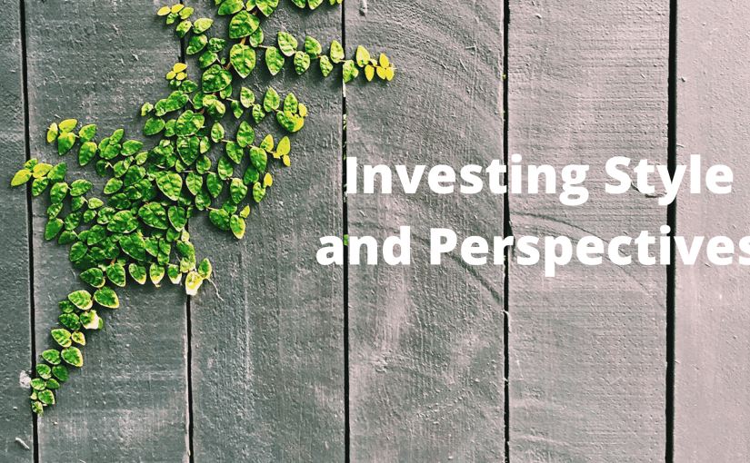 Investing Style and Perspectives